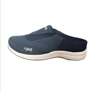Ryka Canvas Slip-On Canvas Navy Sneakers 7W 7 Wide